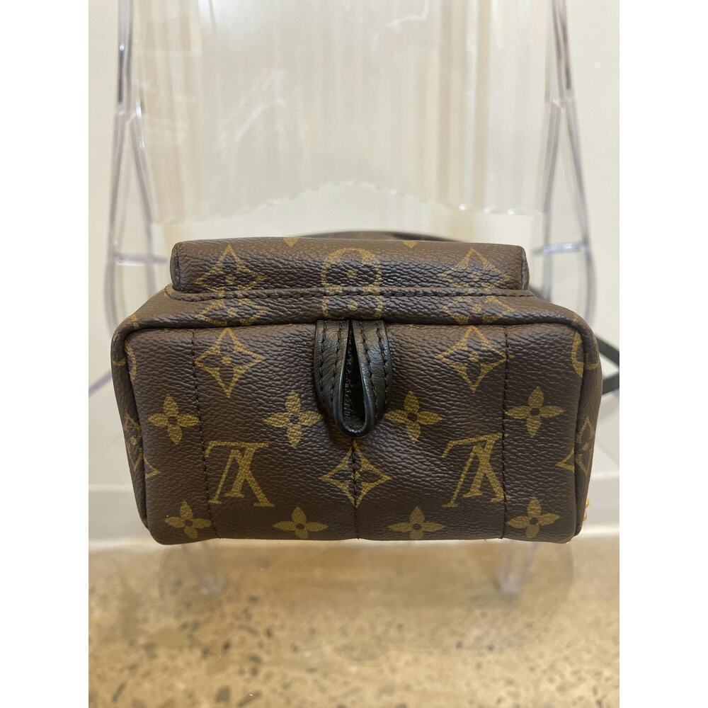Louis Vuitton Palm Springs Mini Backpack - Monogram Canvas, Excellent Condition - Picture 4 of 6